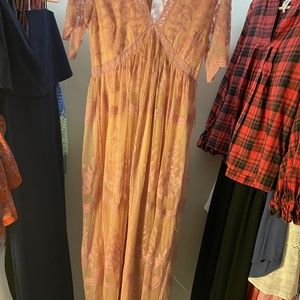 Lace maxi dress